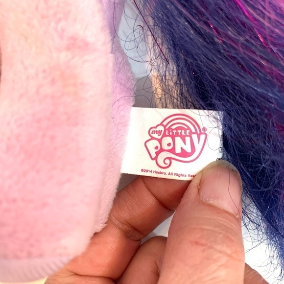 2014 MLP My Little Pony Twightlight Sparkle Plush Hasbro 6.5” - Picture 8 of 8